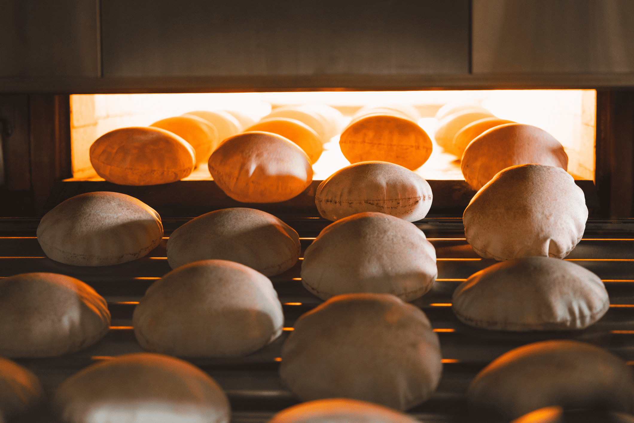 cooked bread